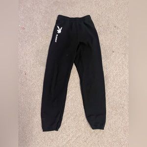 Black Playboy Sweatpants